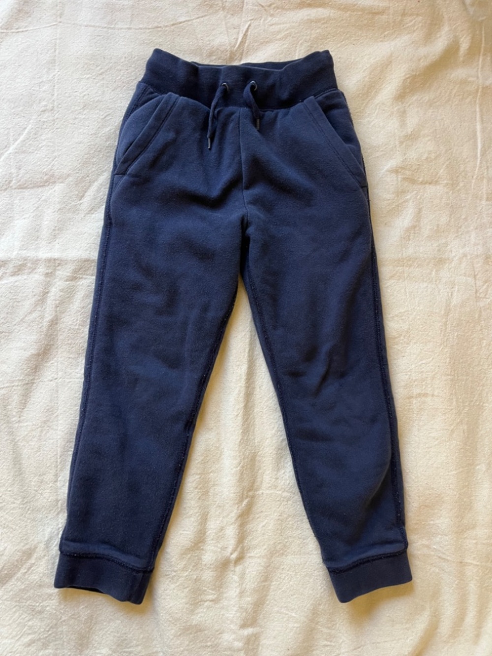 Boys’ navy blue sherpa lined pants